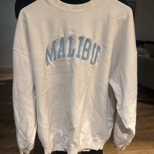 Malibu Off-White Sweatshirt